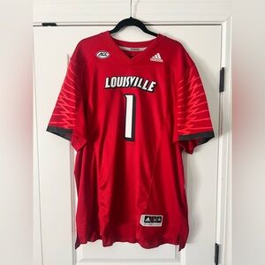 Adidas NEW Louisville Cardinals Premier Football Jersey 2XL #1
